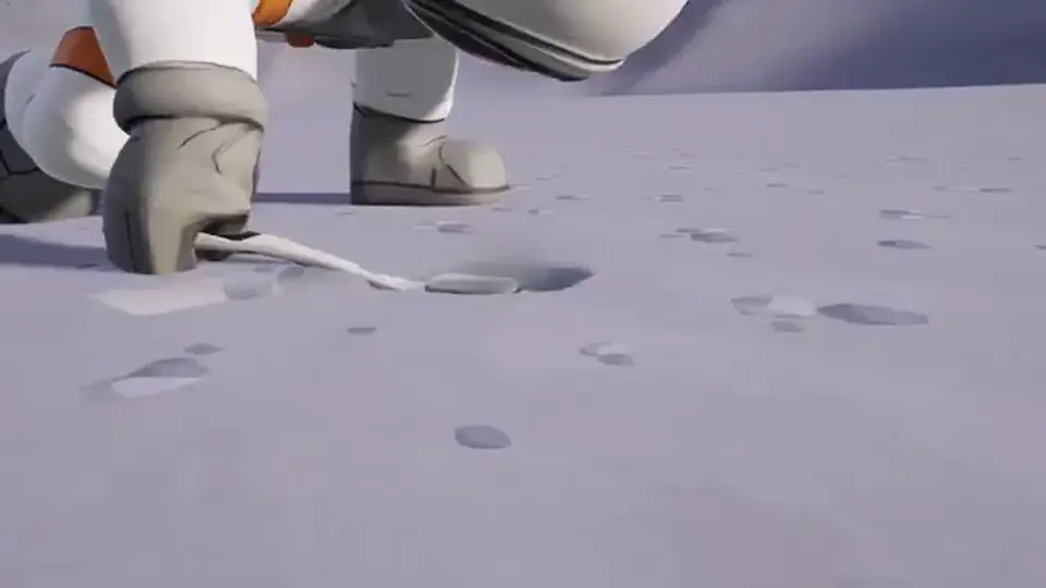 Moon Sweepers toothbrush start on the lunar surface