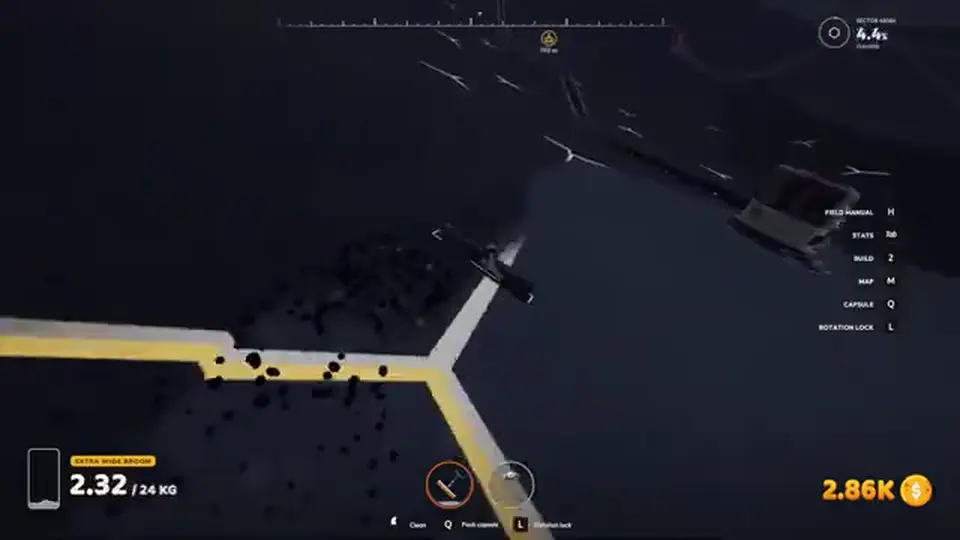 Moon Sweepers packager sitting at the end of a conveyor