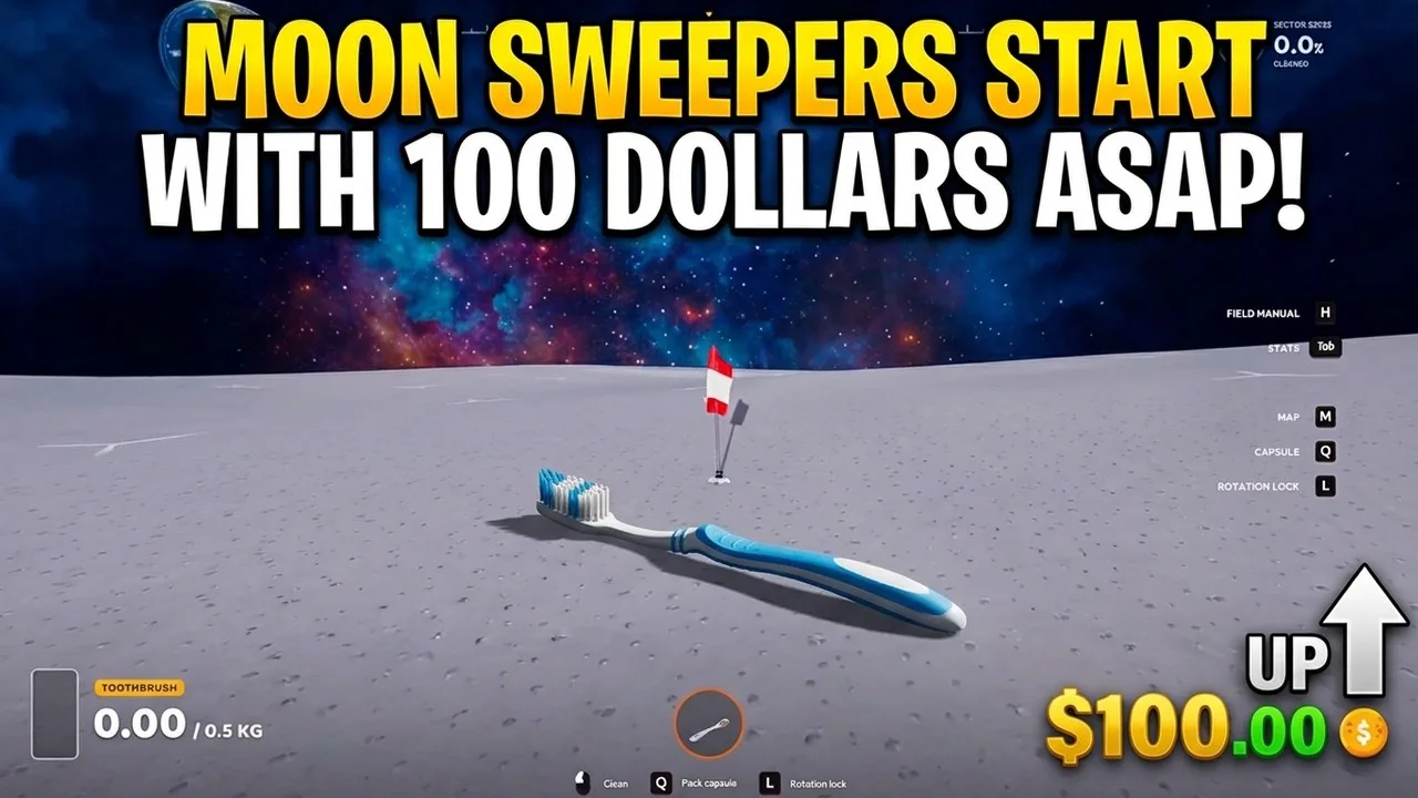 Clean the Moon money